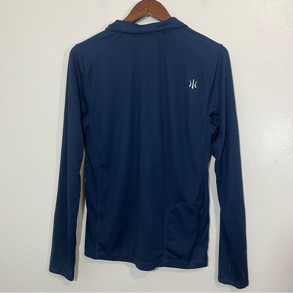 Rhone x Peloton Performance Pullover Navy Blue Lightweight Shirt Jacket Small - Picture 5 of 10